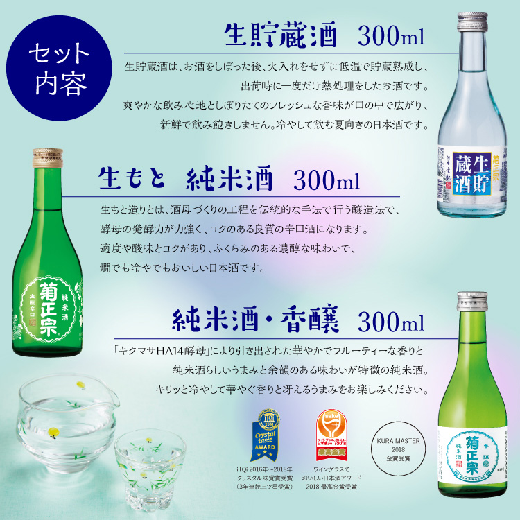 菊正宗 日本酒入門のみくらべ セット」 | 日本酒通販≪公式≫ 菊正宗 ネットショップ