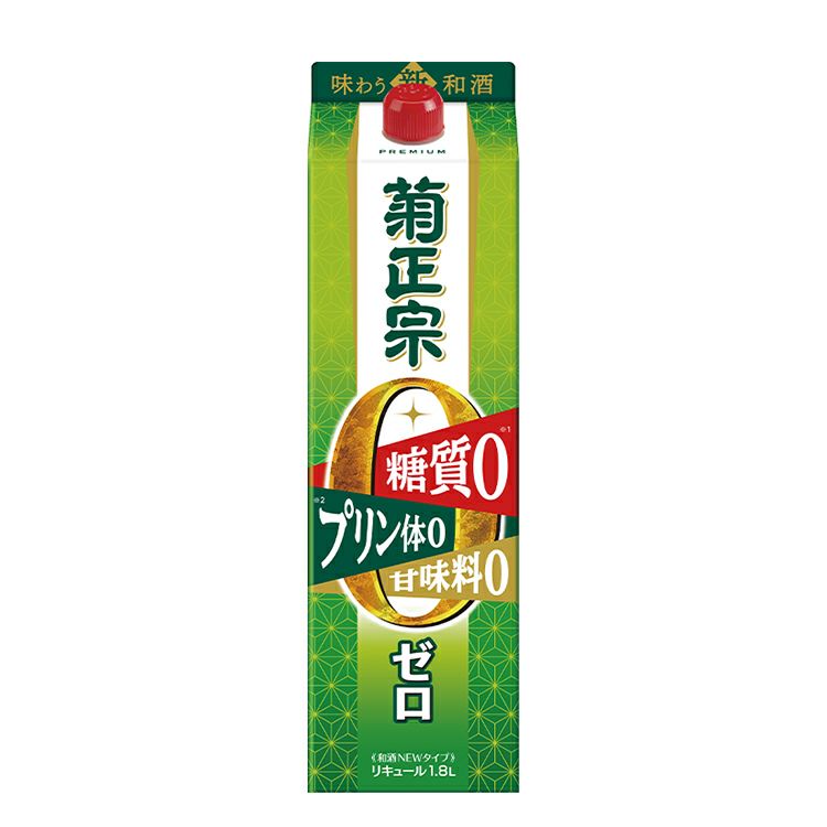「菊正宗　味わう糖質ゼロパック 1.8Lパック」
