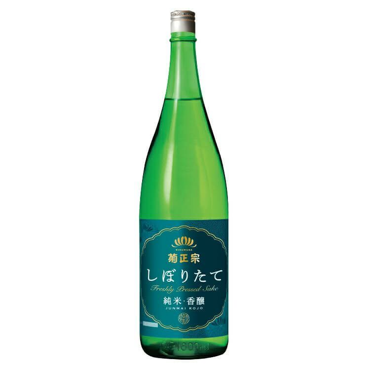 「菊正宗　上撰 しぼりたて純米・香醸 1.8L」