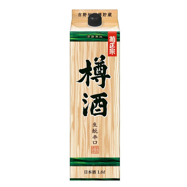 「菊正宗　樽酒ネオパック 1.8L × 6本」
