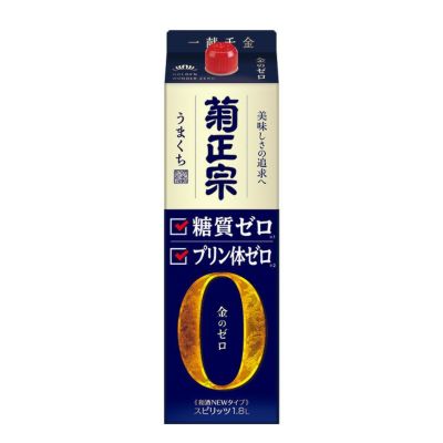 菊正宗 糖質ゼロ 1.8Lパック」 | 日本酒通販≪公式≫ 菊正宗 ネット