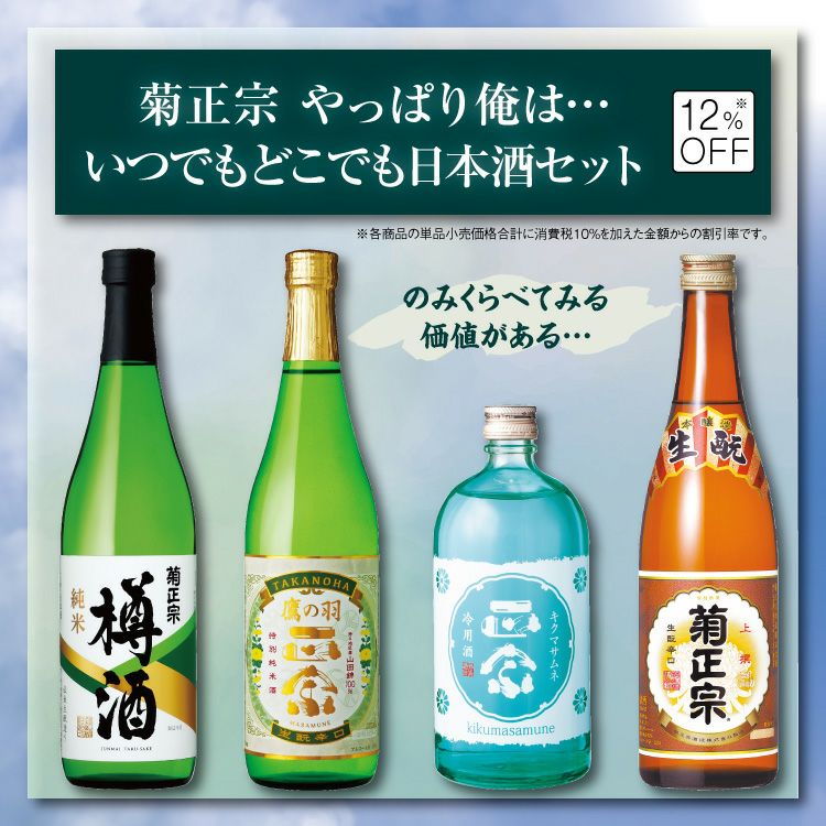 「菊正宗 やっぱり俺は、、、いつでもどこでも日本酒セット」