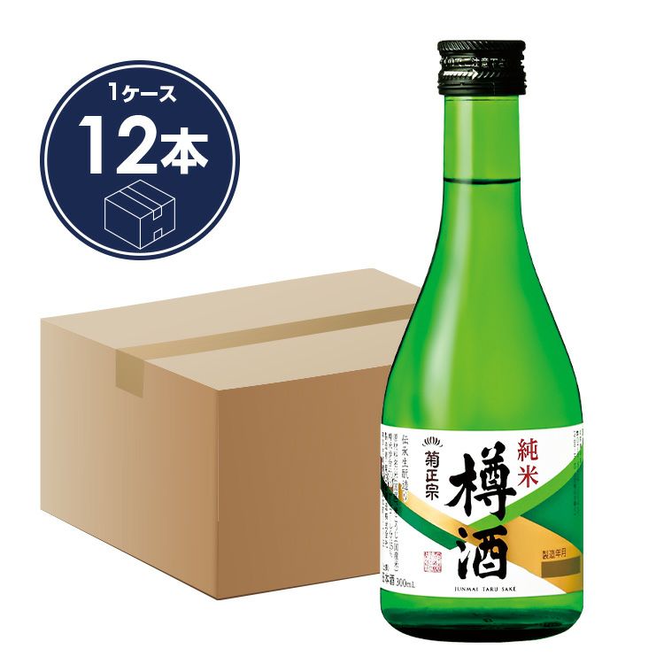 「菊正宗　上撰 純米樽酒 300mL × 12本」