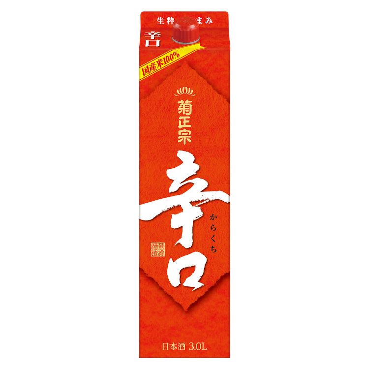 「菊正宗　辛口パック 3.0L」
